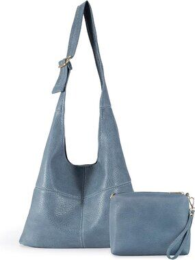 Hobo Bags Purse for Women Ultra Soft Foldable Shoulder Slouchy Handbags with Cos
